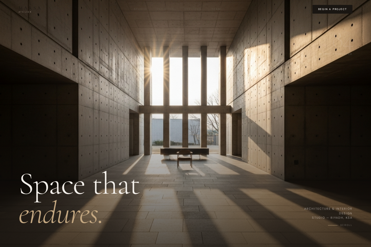 Marsa Atelier website