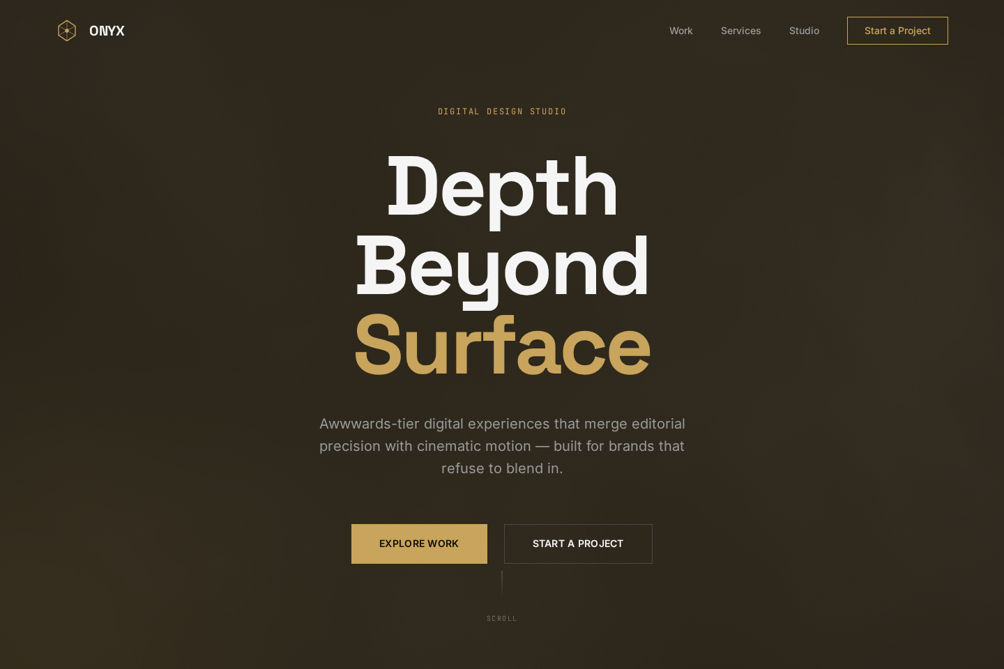 Onyx Studio website